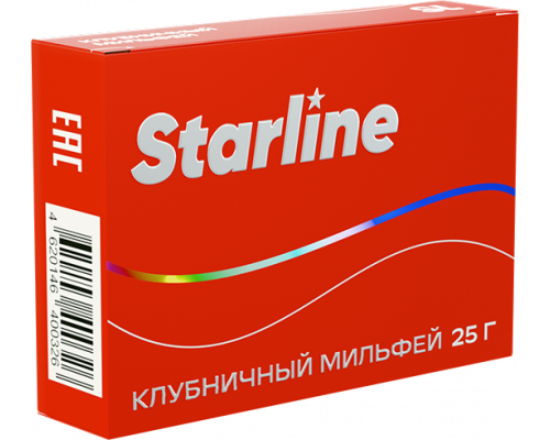 Табак для кальяна Starline Клубничный мильфей (Старлайн - Клубничный мильфей) - 25 гр