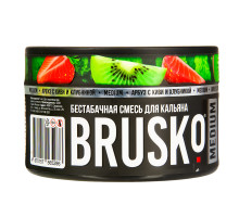 Бестабачная смесь BRUSKO - АРБУЗ С КИВИ И КЛУБНИКОЙ (MEDIUM) - 250 ГР