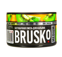 Бестабачная смесь BRUSKO - КИВИ С ЛИМОНОМ (MEDIUM) - 250 ГР