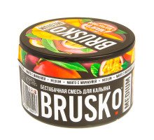 Бестабачная смесь BRUSKO - МАНГО С МАРАКУЙЕЙ (MEDIUM) - 250 ГР