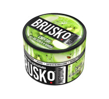 Бестабачная смесь BRUSKO - СМУЗИ ИЗ ЯБЛОКА И КИВИ (MEDIUM) - 50 ГР