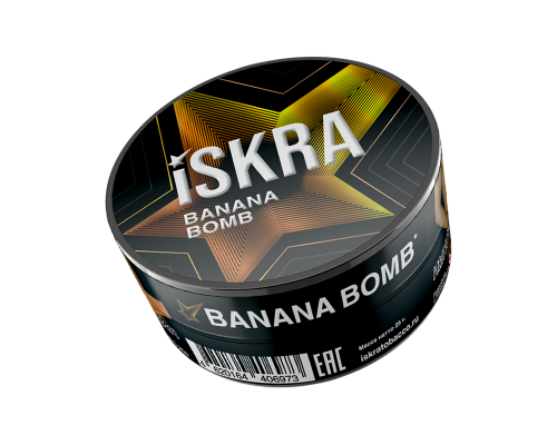 Табак для кальяна Iskra Banana Bomb (Искра - Булочка с Бананом) - 25 гр