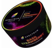 Табак для кальяна Spectrum Hard Line Basil Strawberry - 200 гр