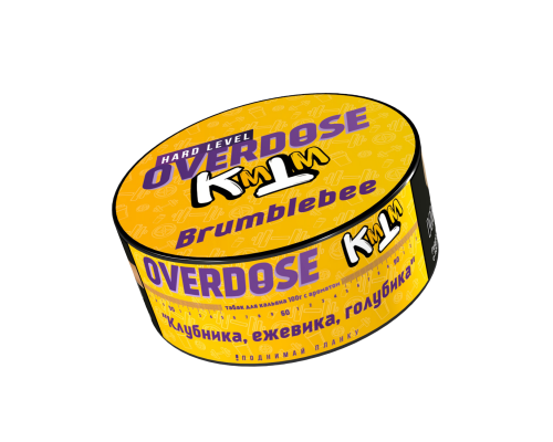 Табак для кальяна Overdose Brumblebee  (Овердоз - Клубника, Ежевика, Голубика) - 100 гр