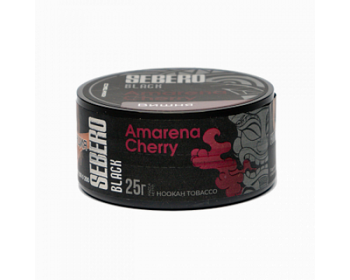 Табак для кальяна Sebero Black Amarena Cherry  (Себеро Блэк - Вишня) -25 гр