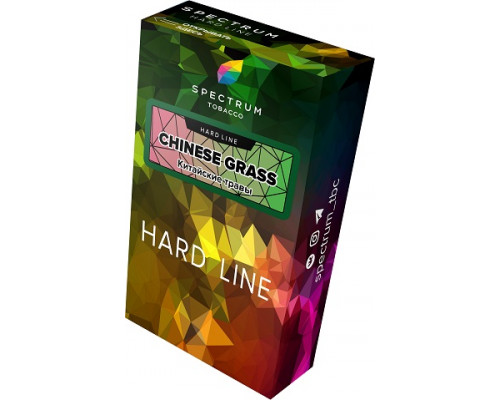 Табак для кальяна Spectrum Hard Line Chinese Grass (Спектрум Хард Лайн - Китайские травы) - 40 гр