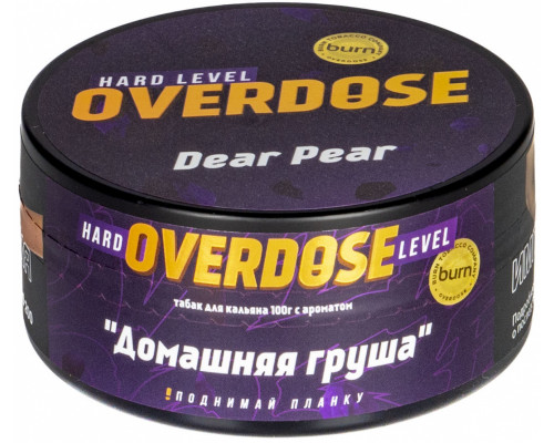 Табак для кальяна Overdose Dear Pear  (Овердоз - Домашняя Груша) - 100 гр