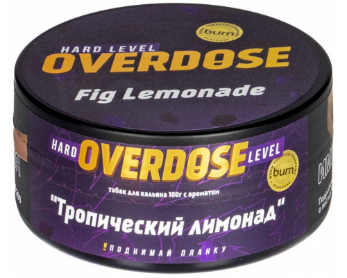 Табак для кальяна Overdose  Fig Lemonade  (Овердоз - Тропический лимонад) - 100 гр