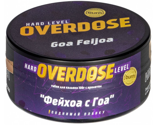 Табак для кальяна Overdose Goa Feijoa  (Овердоз - Фейхоа с Гоа) - 100 гр