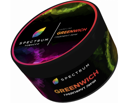 Табак для кальяна Spectrum Hard Line Greenwich (Спектрум Хард Лайн - Грейпфрут с личи) - 200 гр