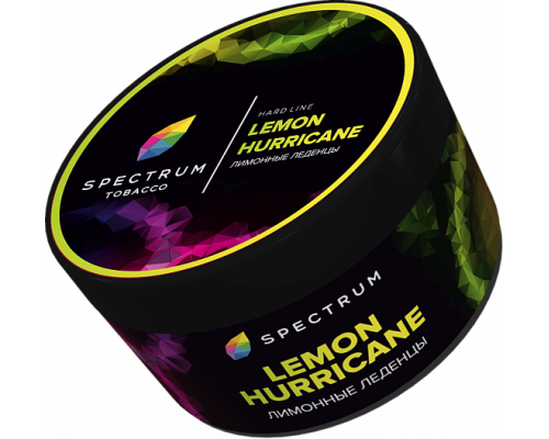 Табак для кальяна Spectrum Hard Line Lemon Hurricane (Спектрум Хард Лайн - Лимонные леденцы) - 200 гр