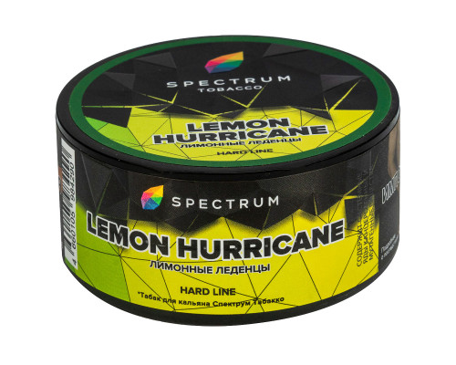 Табак для кальяна Spectrum Hard Line Lemon Hurricane (Спектрум Хард Лайн - Лимонные леденцы) - 25 гр