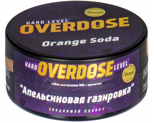 Табак для кальяна Overdose Orange Soda  (Овердоз - Апельсиновая газировка) - 100 гр