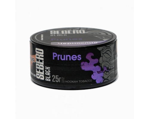 Табак для кальяна Sebero Black Prunes  (Себеро Блэк - Чернослив) -25 гр