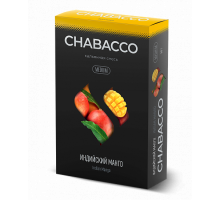 Бестабачная смесь CHABACCO INDIAN MANGO (ИНДИЙСКИЙ МАНГО) 50 ГР MEDIUM