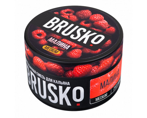 Бестабачная смесь BRUSKO - МАЛИНА (MEDIUM) - 250 ГР - Малина  