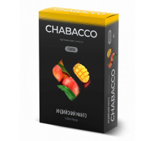 Бестабачная смесь CHABACCO INDIAN MANGO (ИНДИЙСКИЙ МАНГО) 50 ГР STRONG