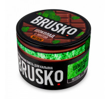 Бестабачная смесь BRUSKO - ШОКОЛАД С МЯТОЙ (MEDIUM) - 50 ГР