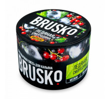 Бестабачная смесь BRUSKO - ЛЕДЯНАЯ СМОРОДИНА (MEDIUM) - 50 ГР