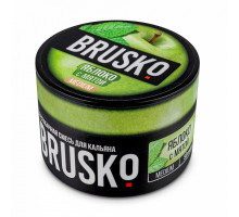 Бестабачная смесь BRUSKO - ЯБЛОКО С МЯТОЙ (MEDIUM) - 50 ГР