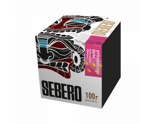 Табак для кальяна Sebero Strawberry Gum (Себеро - Клубничная Жвачка) - 100 гр