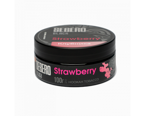 Табак для кальяна Sebero Black Strawberry  (Себеро Блэк - Клубника) - 100 гр