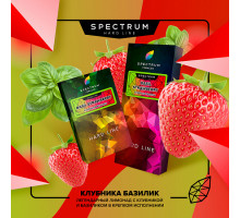 Табак для кальяна Spectrum Hard Line Basil Strawberry - 100 гр