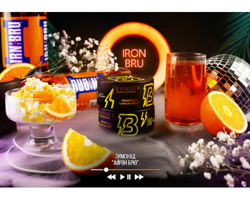 Табак для кальяна Banger Iron Bru (Бэнгер - Лимонад Айрон-Брю) - 100 гр