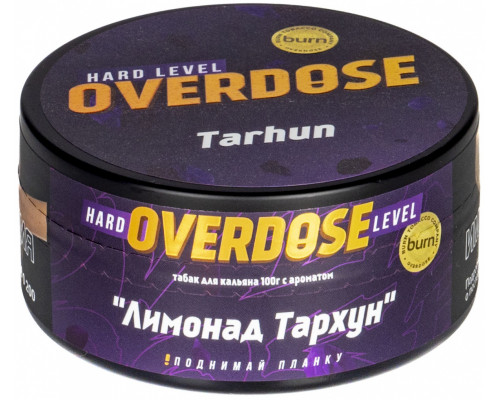 Табак для кальяна Overdose Tarhun  (Овердоз - Лимонад Тархун) - 100 гр